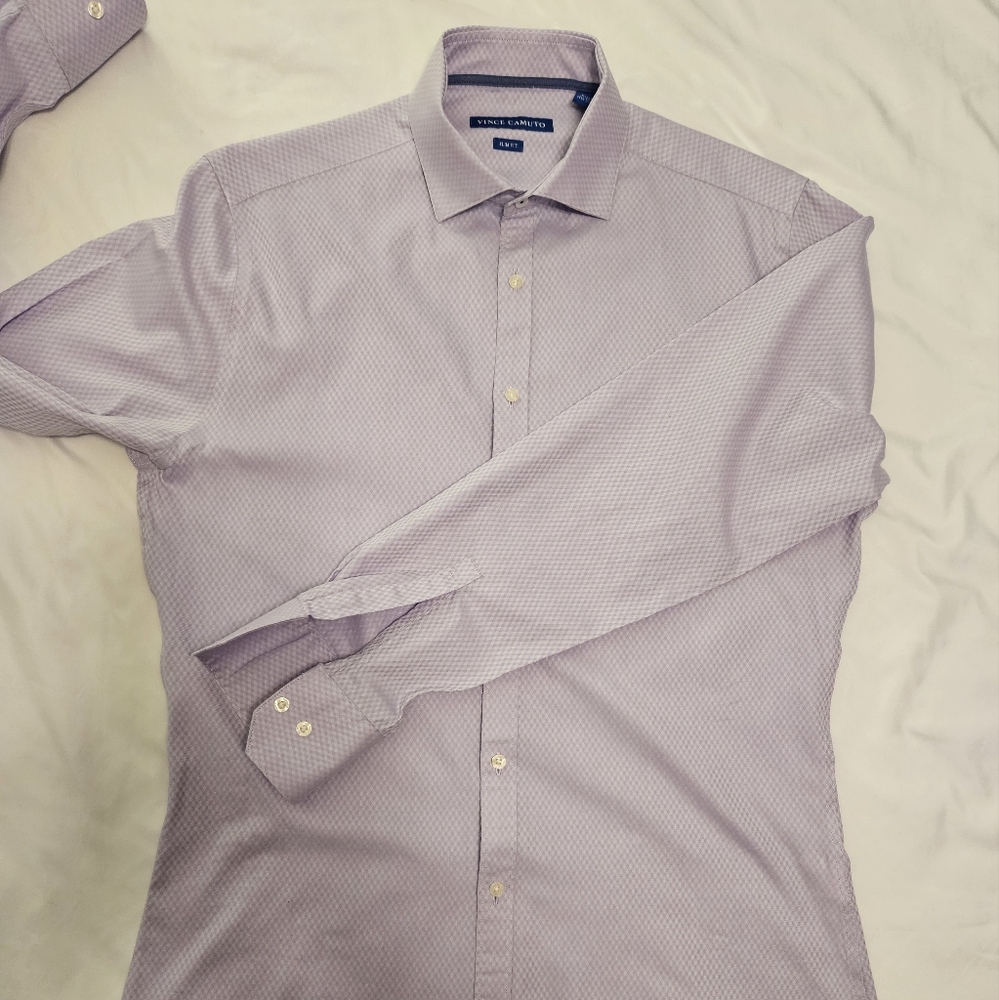 Vince Camuto Lilac Button-Up Shirt